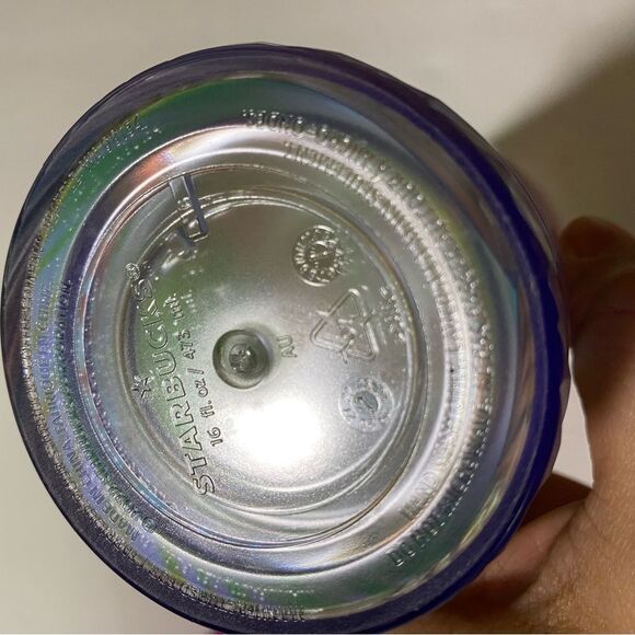 Starbucks Tim Singleton LGBT Pride 2023 Rainbow Swirl 16 OZ Tumbler Cup mug GUC - Picture 5 of 9